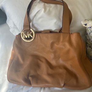 Michael  Kors tan leather bag